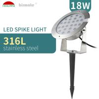18W IP68 CREE Monochromatic Led Spike Lamp SMD3535 imperméable