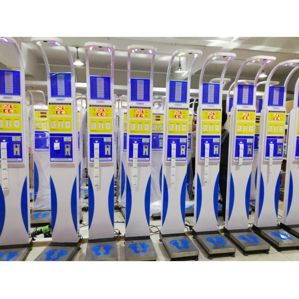 Coin Operated BMI Medical Height And Weight Scales With Iron Material