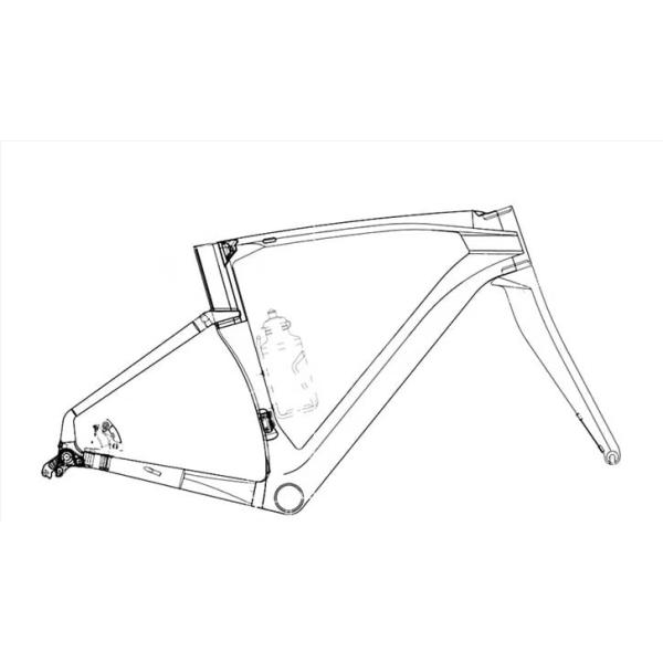 Велосипед дороги волокна углерода супер женщин прочности T1000 до цапфа 142mm для взрослого