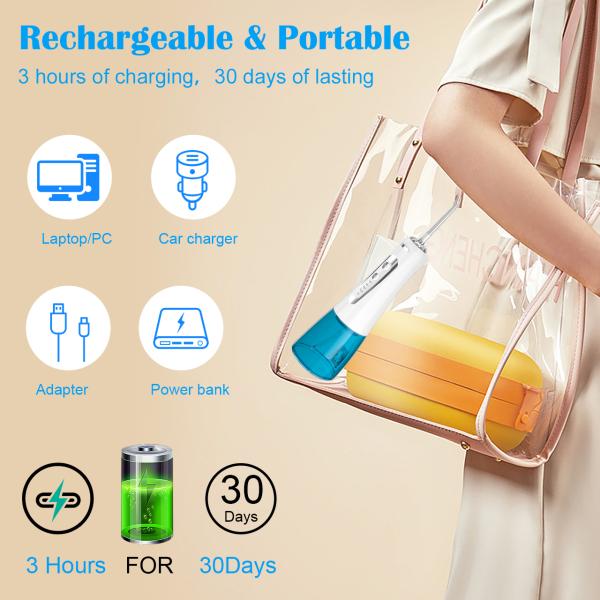 OEM ODM Professional Electric Cordless Water Flosser For Effective Dental Care GS106