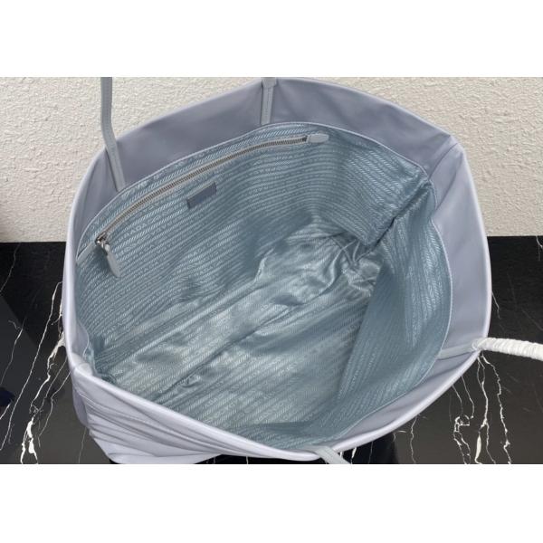 High Capicity Convenient Apricot Nylon Tote Shopping Bag Eco Friendly