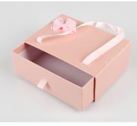 Punho feito sob encomenda de empacotamento da fita de Logo Drawer Gift Box With da caixa da roupa