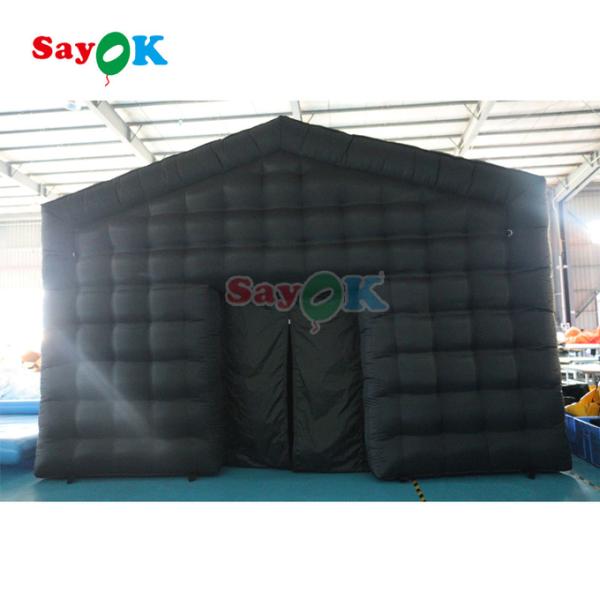 Iluminação de discoteca LED portátil Tenda de clube noturno móvel Inflável Cubo Tenda de festa inflável Clube noturno para alugar