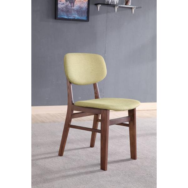 Fabric Modern Fashion Design Ash Wooden Dining Chair
