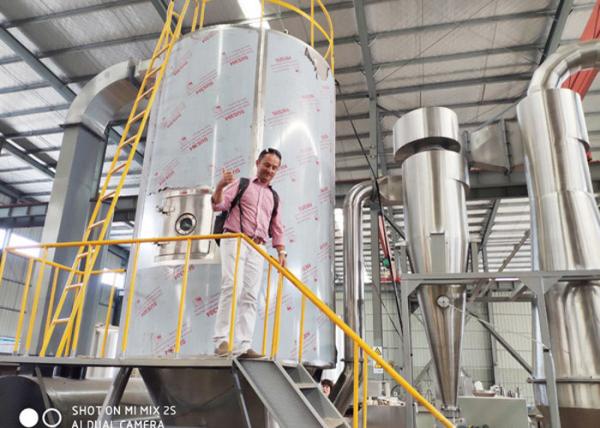 ISO 100KG/H High Speed Centrifugal Spray Dryer Milk Powder Use