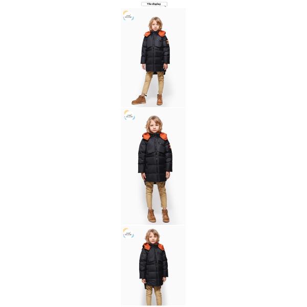 Kids Wholesale Winter Down Jacket Clothes Boys Casual Coat Folding Hooded Boys Jackets