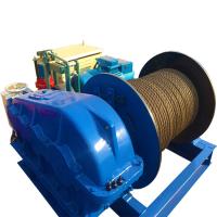 guincho elétrico 150M Slow Speed Mine da corda de fio 10T que usa a tração o barco