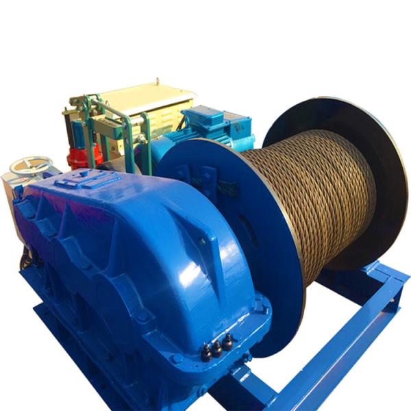 JK Electric Pulling Electric Wire Rope Winch Machine 2500lbs 15m / Min