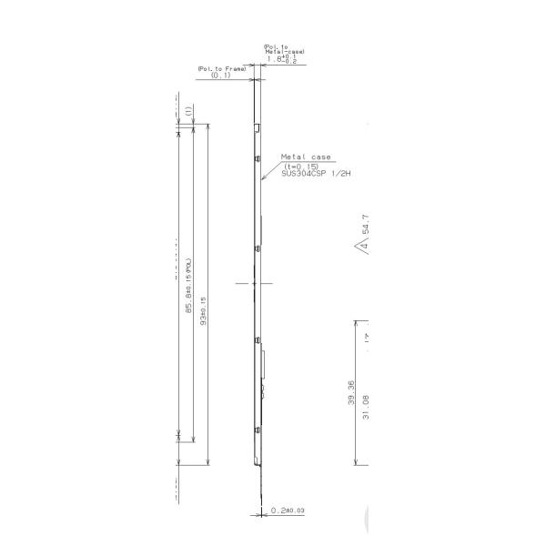 3,8 pixel do Pin 480x800 da exposição 40 da polegada NT35560 lcd TFT com RAM IC