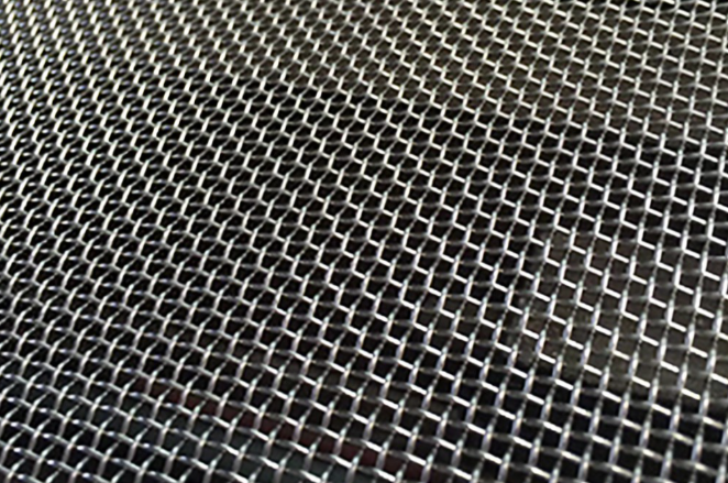 Custom Geometric Patterns Stainless Steel Woven Wire Mesh Screen Interior Partitions