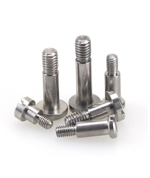 Stainless Steel Slotted Head Shoulder Screws Wheel Bolts With Metric Thread