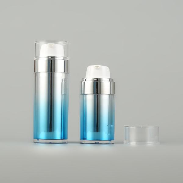 dupla camada de creme cosmética reta acrílica dos frascos de 30g 50g