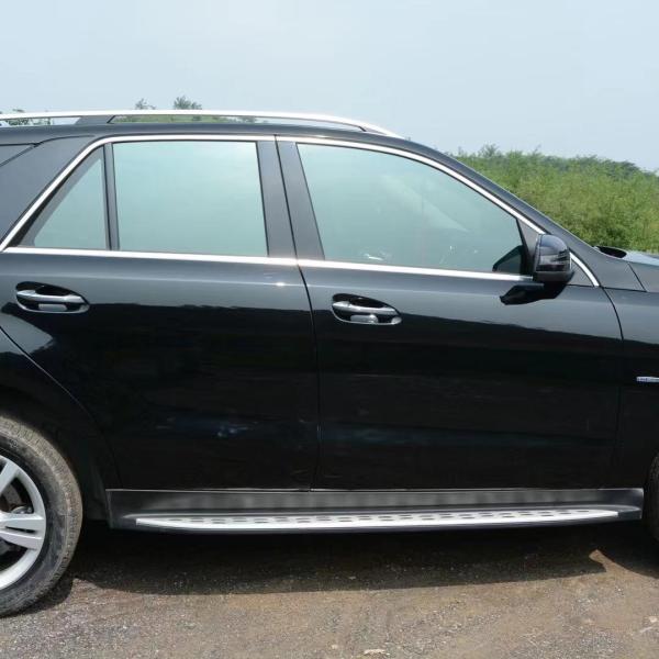 Steel ABS Running Boards A1646900510  For Mercedes Benz ML350 2006-2012 A1646900610