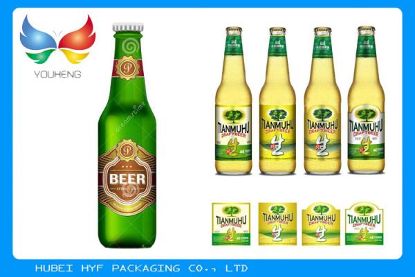 De papel metalizados vácuo da prata da etiqueta do vinho da etiqueta da garrafa de vidro da etiqueta da cerveja escolhem o revestimento tomado partido, aplicação do papel de embrulho