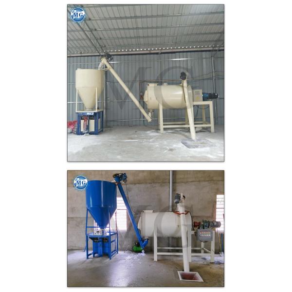 Planta de mezcla de mortero en polvo seco de alta eficiencia Pared de arena de masilla Equipo de mezcla de cemento de cerámica de azulejos máquina de fabricación de adhesivos