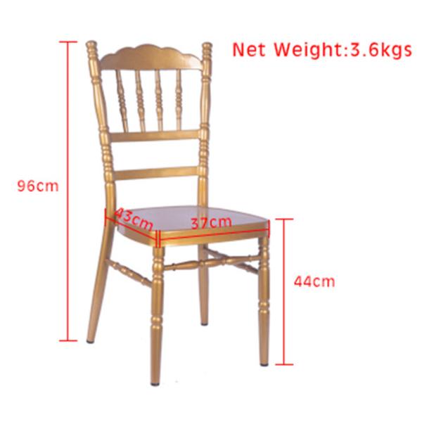 Events Wedding Chiavari Chair Gold Color 3 Years Warranty