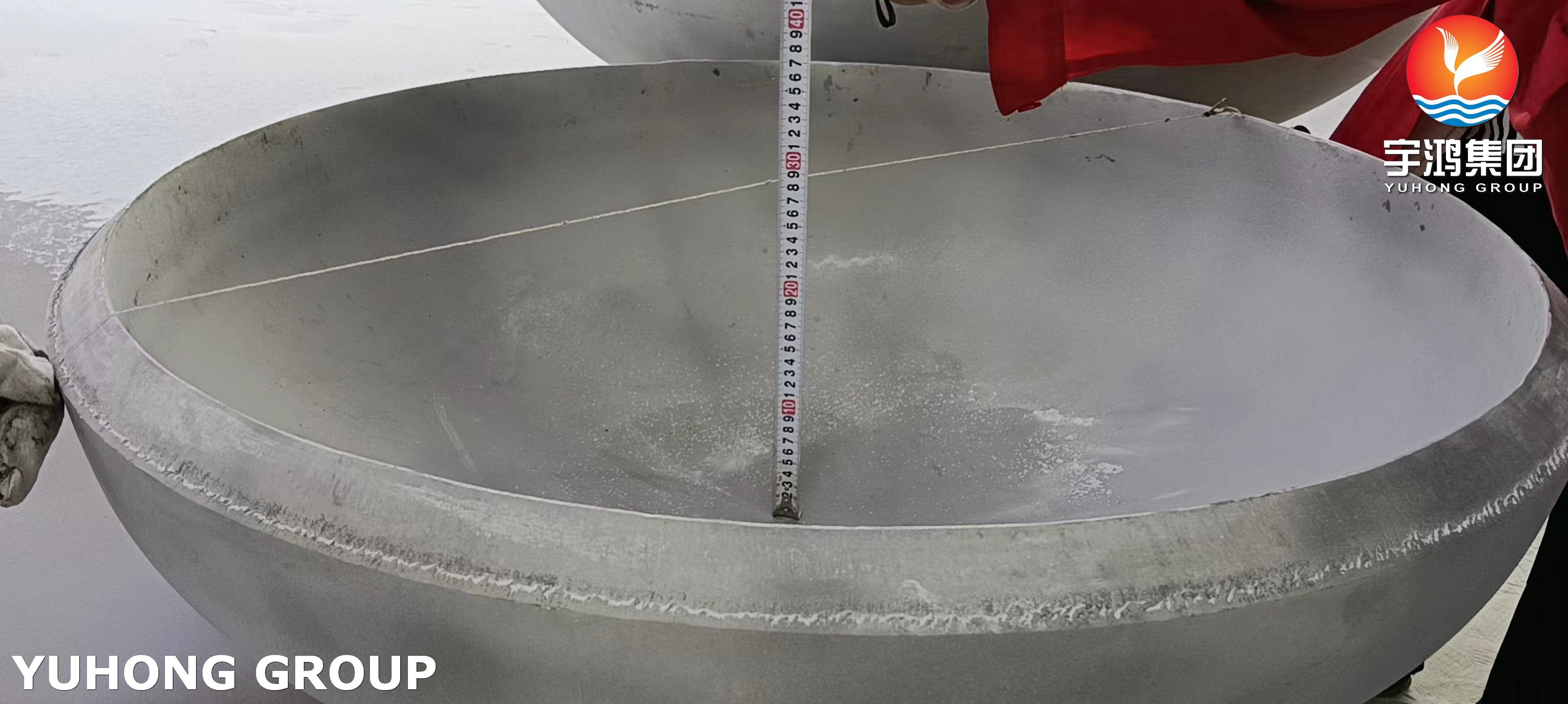 ASTM SA240 321 Эллиптическая головка из нержавеющей стали для теплообменника труб и оболочек