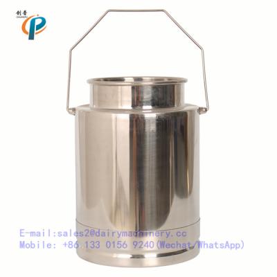 balde de ordenha de aço inoxidável de 10 litros, cabra que ordenha a cubeta com punho, cubeta portátil do ordenhador
