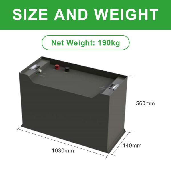 High Capacity 48V 610Ah Lithium Ion Forklift Batteries Pack for AeriaWork Platforms and Electric Truck Wheel Loaders