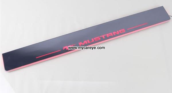 Ford Mustang car moving door floor lights LED door scuff plate light