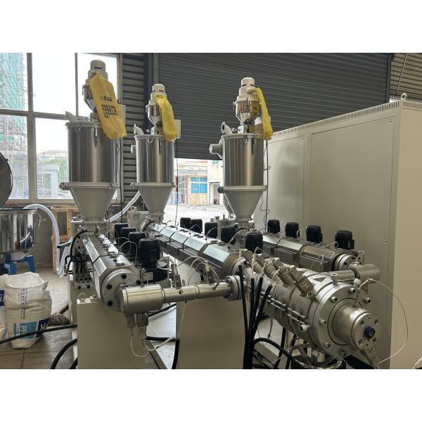 Línea de producción de maquinaria para fabricación de tuberías PPR, extrusora de plástico