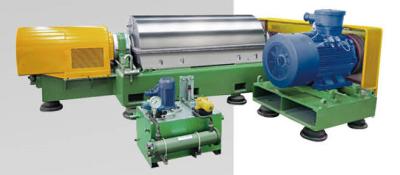 Continuous Horizontal Discharge Decanter Centrifuge For Sludge With Screw Discharging