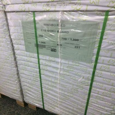 Wood Pulp Ningbo Fold FBB/Ivory Board The Perfect Packaging and Printing Material