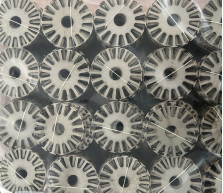 Pescados E93687 de papel de la laminación del aislamiento eléctrico del motor que cortan con tintas 0.25m m