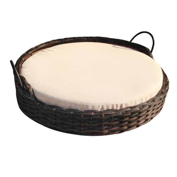 Swing Rattan Hanging Pet Bed PP Natural Woven Wicker Dog Cat Animal Sleeping House Baskets Outdoor Indoor