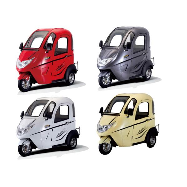 ABS Plastic 60V 800W 32Ah 3 Wheel Motorized Tricycle