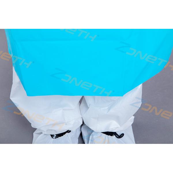 Protective Waterproof Surgical 25GSM CPE Isolation Gown