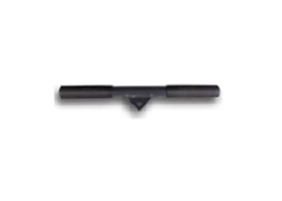 530*65mm Straight Lat Bar Black Color Solid Steel Construction For Gym Club