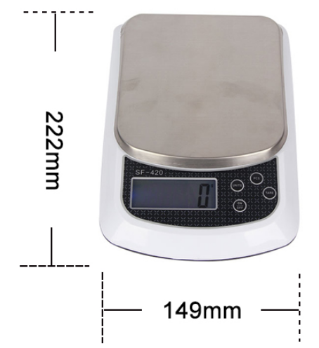 SF420 Electronic Kitchen Scale , Electronic Kitchen Digital Weighing Scale