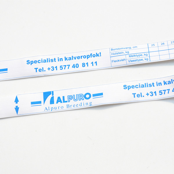 bande de mesure de poids animal de longueur de 250cm pour la mesure de poids de longueur de périmètre de bétail