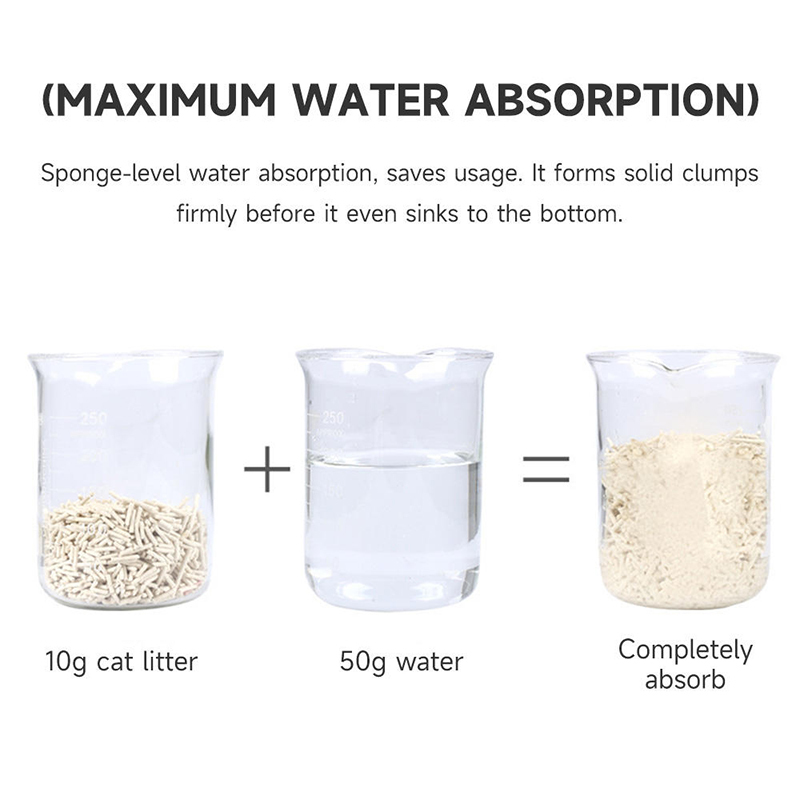 Biodegradable Pea Fiber Based Tofu Cat Litter With Fast Clumping Superior Absorption