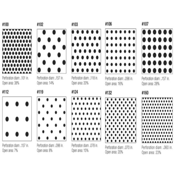 Round Holes Stainless Steel Perforated Metal Sheet For Water / Oil / Air Filtration