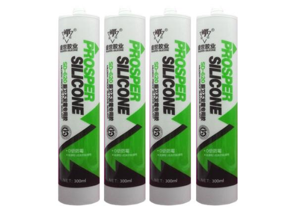 Water Resistant White Bathroom Silicone Sealant Mould Resistant Long Lasting