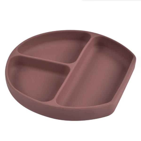 Plate Production Safe and Durable Food Grade Silicone Suction Plate for Baby