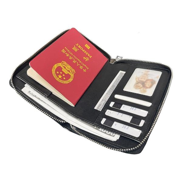 Sublimation Leather Travel Passport Wallet Fashion Men Women Customized Passport Holder Wallet