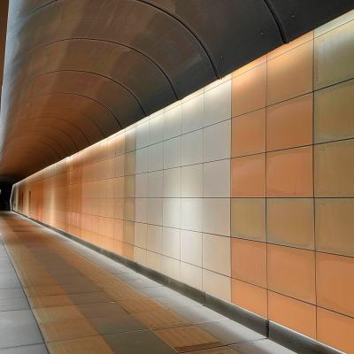 Painel de esmalte vítreo fácil de limpar e de baixa manutenção para paredes interiores