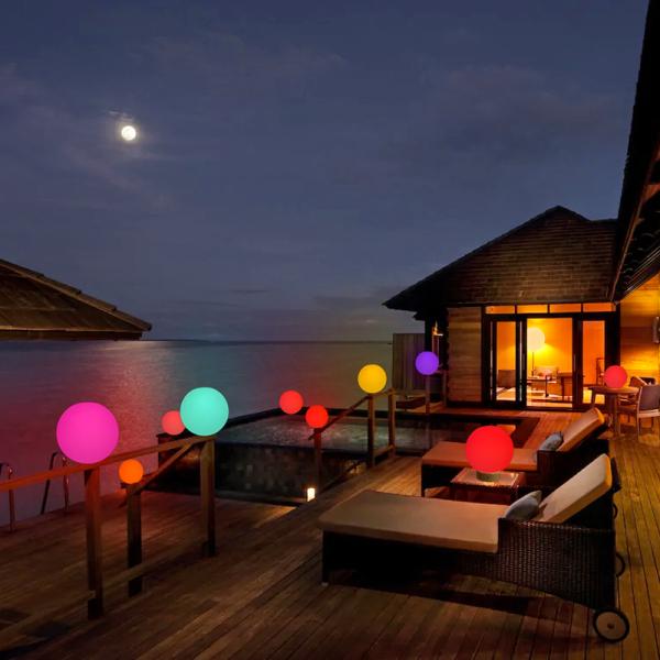wireless glow illuminated bulb rgb led ball