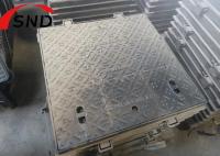 Capa de alcantarillado de hierro cuadrado y dúctil con sello único C250