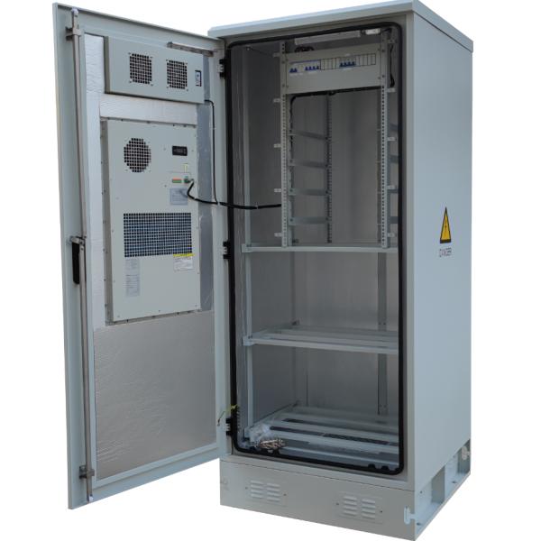 Шкаф 20У телекоммуникаций ИСО9001 внешний шкаф батареи 19 дюймов водоустойчивый на открытом воздухе