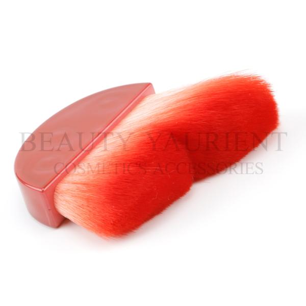 Half Moon Shaped 2tone Blush Powder Brush Mini Makeup Brush High End