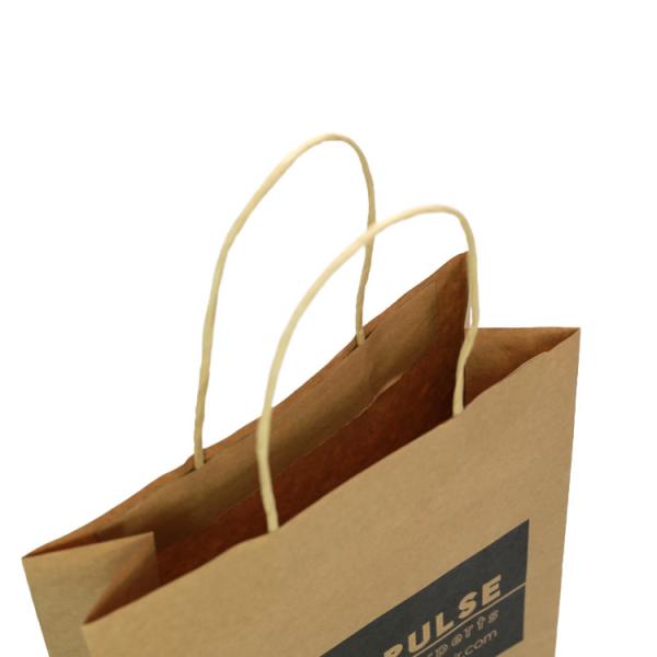 Top quality OEM custom full color printing kraft paper bag china Eco-Friendly gift packaging wholesale