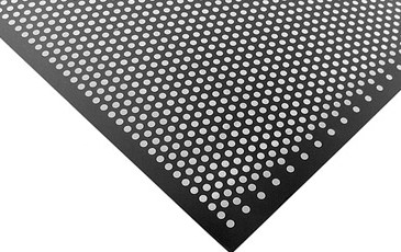 0.3mm Thickness Perforated Steel Mesh 20%-80% Open Area Polishing