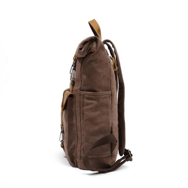 Men's Retro Work Laptop Rucksack , Student Outdoor Wear Resistant Travel Bag