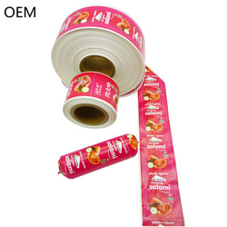 High Shrink Colourful Flexography Printing Nylon Sausage Casing For Homemade Sausages