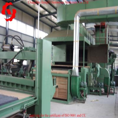 edredão de perfuração da agulha do Nonwoven de 4.5m que faz o equipamento com capacidade de produção 30~40T/D