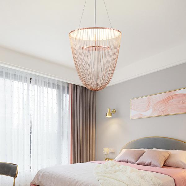 Creative Tassel Luxury LED Pendant Lights mid century art decor chandelier Celeste LED Chandelier(WH-MI-159)